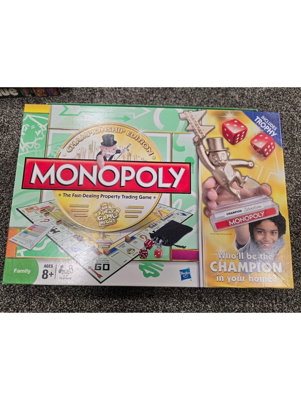 Monopoly Championship Edition Board Game Family Game